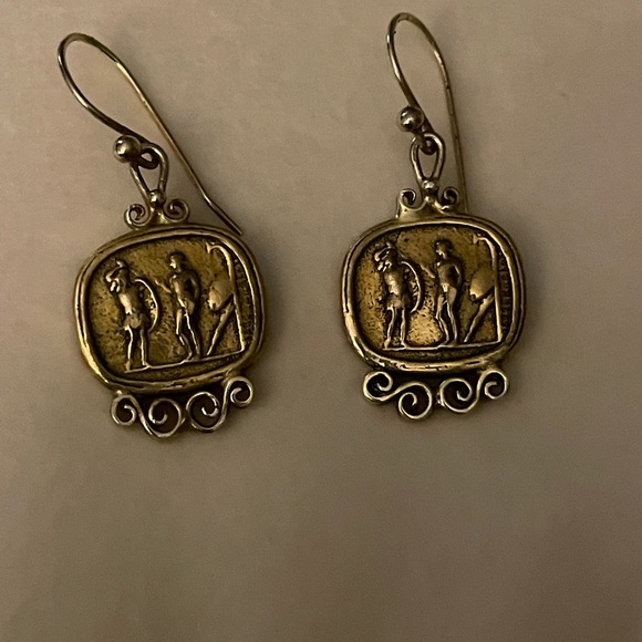 Ancient Greece and Roman drop earrings EUC - Picture 2 of 7